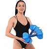 Гантели для аквафитнеса и аквааэробики аква-гантели Aqua Dumbbells MADWAVE
 Aquaaerobics Pair M082503 2шт (Синий)