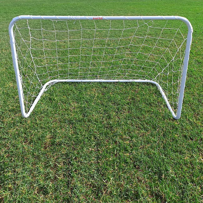 Ворота металлические тренировочные META METAl Training Goal Posts белый 120х90х60 см