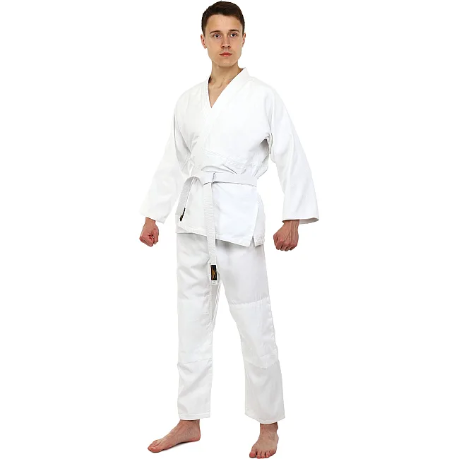 Распродажа! Кимоно для дзюдо куртка штаны и пояс MIZANO JD05 120-180см