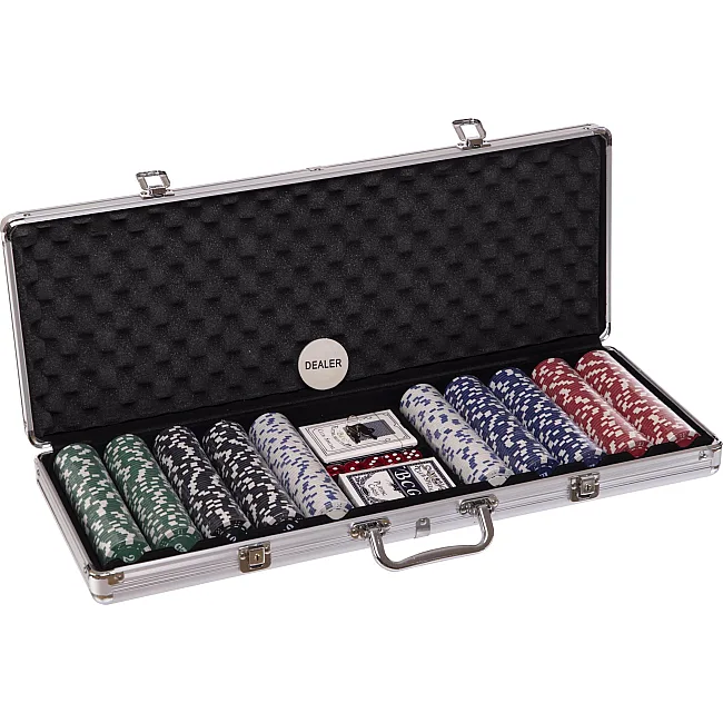 Набор для покера в алюминиевом кейсе Poker game set SP-SPORT
 IG-2115 500 фишек