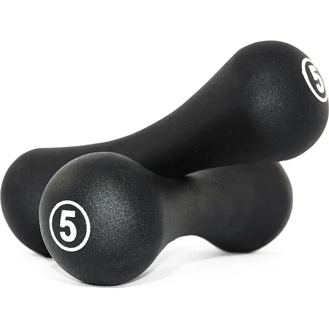 Гантели неопреновые пары Neoprene dumbbell черный 2х5кг