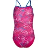 Детский купальник Arena DALY SWIMSUIT LIGHT DROP BACK розовый, белый, голубой