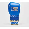 Боксерские перчатки Leone GN220 DNA Blue (бинты 4 м. в комплекте)