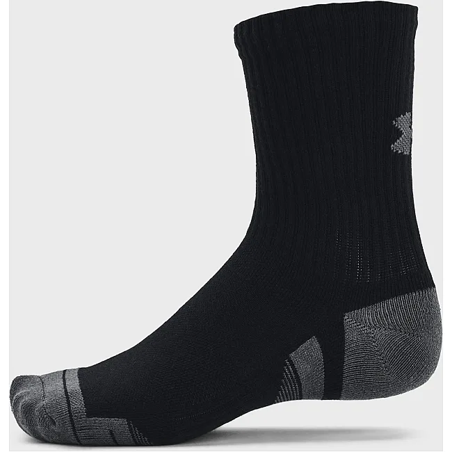 Носки UNDER ARMOUR Performance Cotton 3p Mid черный