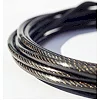 Скоростная скакалка EDGE Premium Rope 3м. металлическая на подшипниках ESK-5 черная