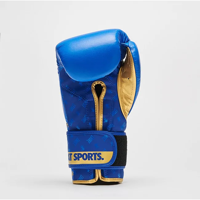 Боксерские перчатки Leone GN220 DNA Blue (бинты 4 м. в комплекте)
