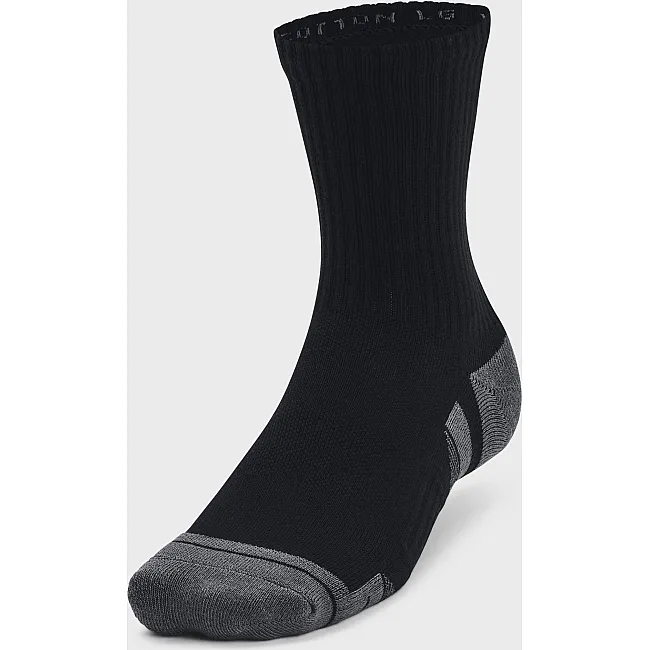 Носки UNDER ARMOUR Performance Cotton 3p Mid черный