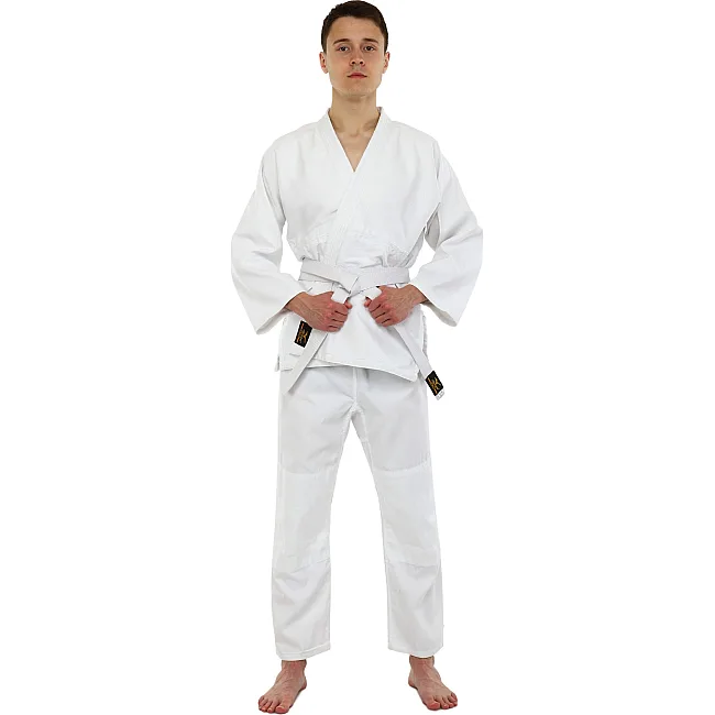 Распродажа! Кимоно для дзюдо куртка штаны и пояс MIZANO JD05 120-180см