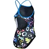 Купальник закрытый для девочек Arena GRAFFITI SWIMSUIT LIGHT DROP B черный, мультиколор