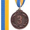 Медаль спортивная с лентой SP-SPORT
 GLORY C-3969-1-4_5 ø4,5см (Золотой)