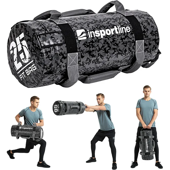 Сумка для тренировок с ручками inSPORTline Fitbag Camu 25 кг
