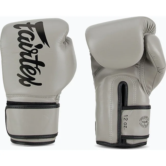 Боксерские перчатки Fairtex BGV14 Grey (бинты в комплекте)
