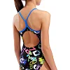 Купальник закрытый для девочек Arena GRAFFITI SWIMSUIT LIGHT DROP B черный, мультиколор