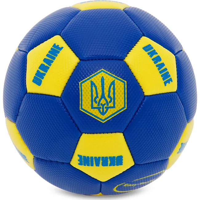 Розпродаж! Сувенірний футбольний мяч UKRAINE International Standart FB-9310 №2 PU (Жовтий)