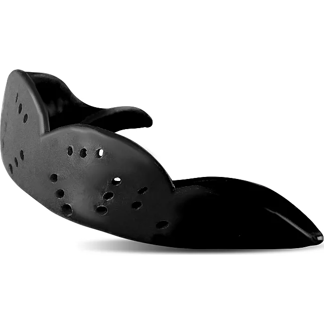 Капа перфорированная одночелюстная детская Perforated mouthguar в футляре SP-SPORT BO-7421 (Черный)