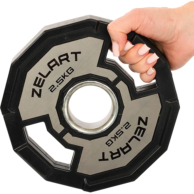 Блины диски резиновые 2 Handle металлическая втулка ZELART
 TA-4792-2_5 51мм 2,5кг