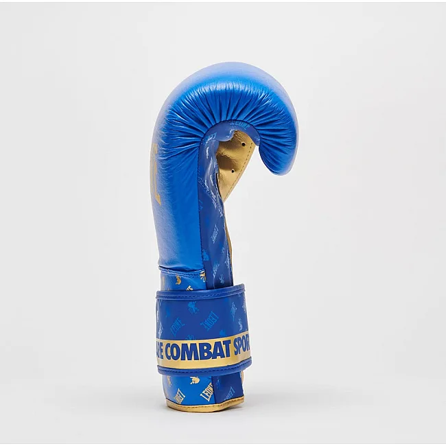 Боксерские перчатки Leone GN220 DNA Blue (бинты 4 м. в комплекте)