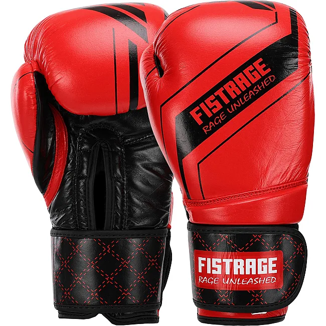 Перчатки для бокса


 кожаные FISTRAGE VL-4275 (Красный-черный)
