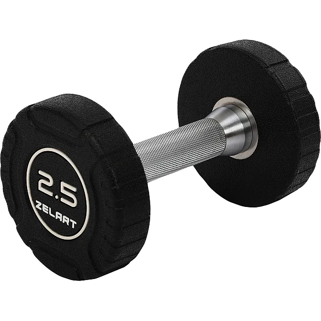 Гантель профессиональная
 CPU покрытие ZELART
 TA-3111-2_5 1шт 2,5кг