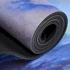 Замшевый коврик для йоги
 каучуковый двухслойный RECORD
 FI-5662-68
 183x61x0,3см с принтом Галактика