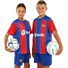 Футбольна форма дитяча із символікою клубу BARCELONA 2024 SP-SPORT CO-7181 (Бордовий-синій)