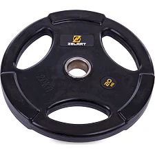 Млинець для штанги гумовий ZELART TA-2673-20 51мм 20кг