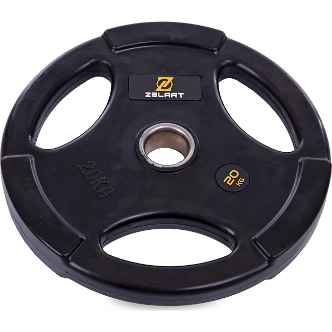 Блин для штанги обрезиненный
 ZELART
 TA-2673-20 51мм 20кг