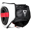 Боксерский шлем TITLE MMA Command Black/White/Red (капа в комплекте)