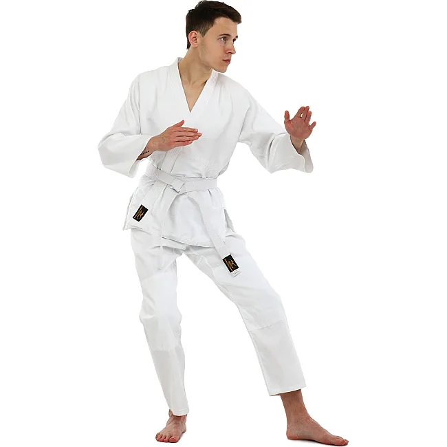 Распродажа! Кимоно для дзюдо куртка штаны и пояс MIZANO JD05 120-180см
