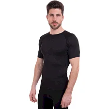 Футболка компрессионная с коротким рукавом мужская LIDONG LD-1103 (Черный)