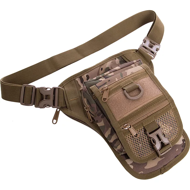 Тактическая сумка
 на бедро SILVER KNIGHT TY-176
 30х25х6,5см 5л (Камуфляж Multicam)