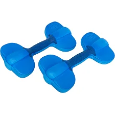 Гантели для аквафитнеса и аквааэробики аква-гантели Aqua Dumbbells MADWAVE Aquaaerobics Pair M082503 2шт (Синий)