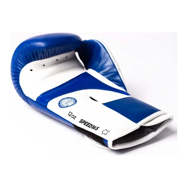Боксерские перчатки Adidas Speed 165 с лицензией WAKO | сине/белый | ADISBG165WK