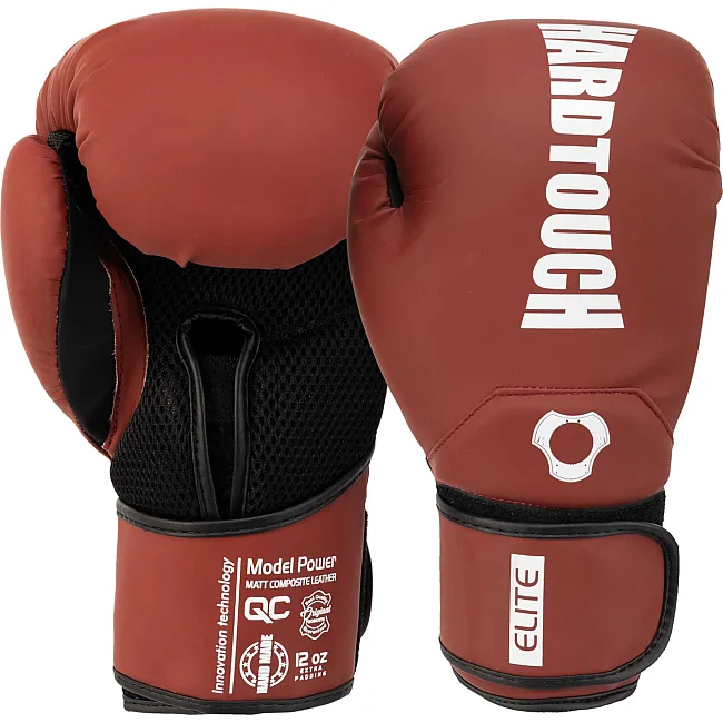 Рукавички для боксу PU HARD TOUCH BO-5229 (Бордовий)