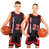 Детская баскетбольная форма
 NBA клуб Chicago Bulls 23 BA-6608 (Черный-красный)