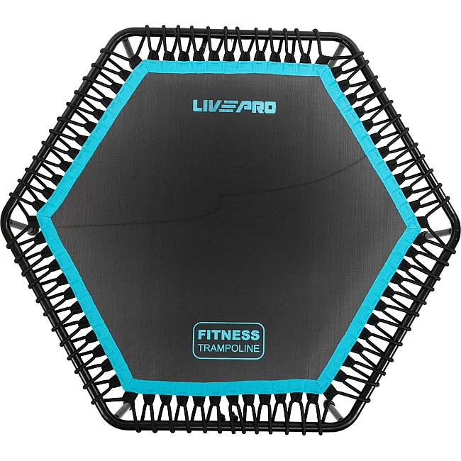 Батут для фитнеса
 для джампинга шестиугольный с ручкой LiveUp LP8251 ø135см
