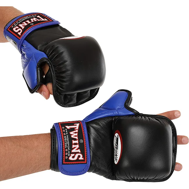 Перчатки Крабы спаринговые для MMA TWINS

 GGL-1 (Черный-синий)