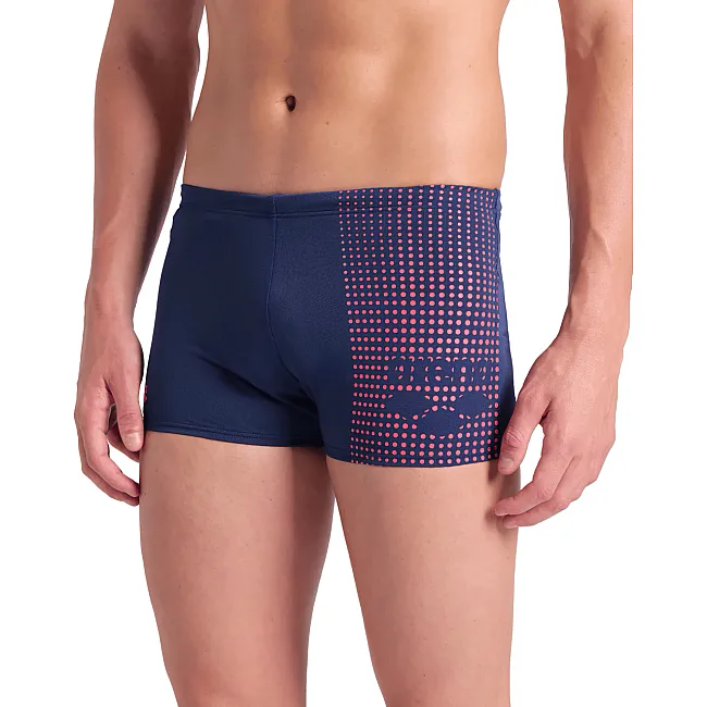 Плавки-шорты для мужчин Arena FOGGY DOTS SWIM SHORT темно-синий, коралловый
