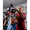 Боксерский шлем TITLE MMA Command Black/White/Red (капа в комплекте)