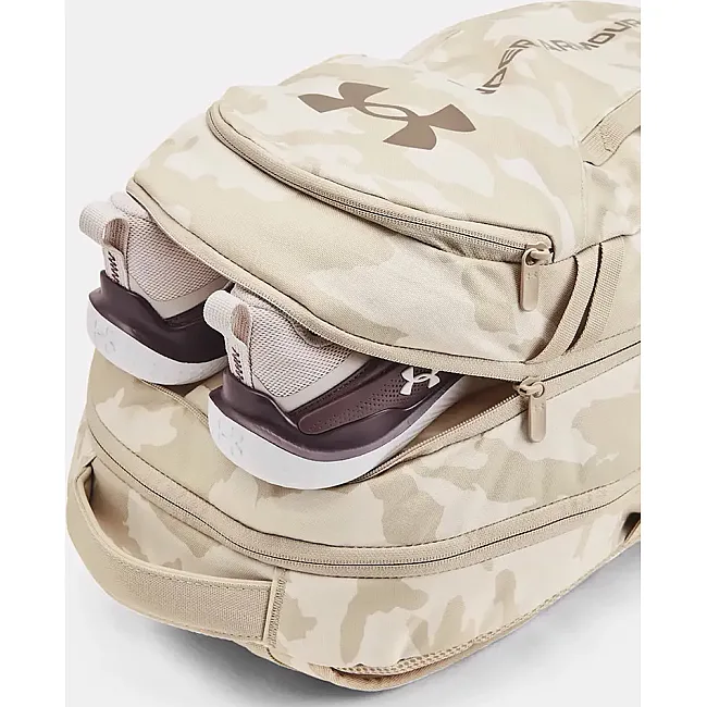 Спортивный рюкзак UNDER ARMOUR Hustle 6.0 29L бежевый 51х32х17 см