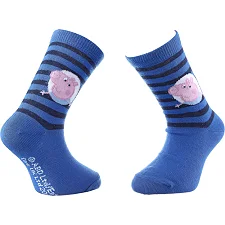 Носки PEPPA PIG GEORGE ET RAYURES детские 19-22 арт 43849551-3