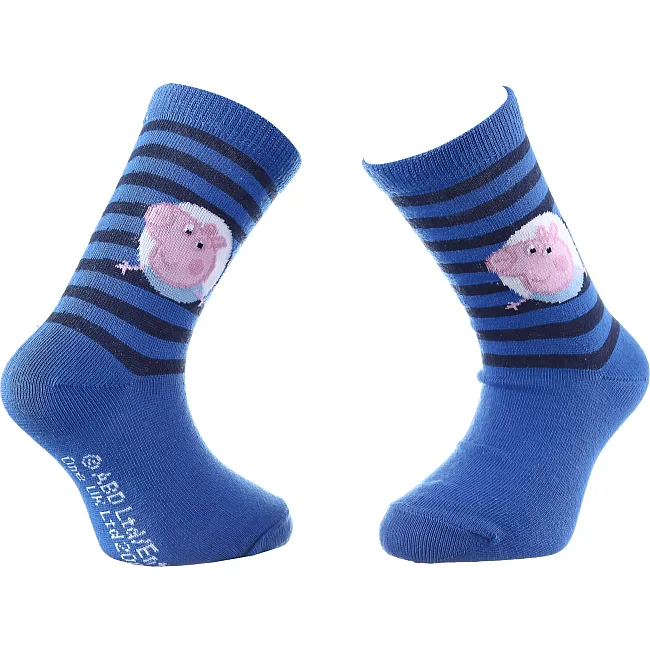Носки PEPPA PIG GEORGE ET RAYURES детские 19-22 арт 43849551-3