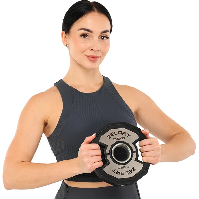 Блины диски резиновые 2 Handle металлическая втулка ZELART
 TA-4792-2_5 51мм 2,5кг