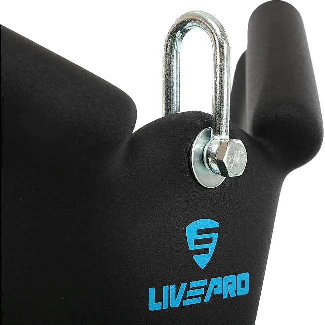 Рукоятка для обратной тяги c узким хватом Reverse Grip нескользящее покрытие LiveUp LP8322 30,5см