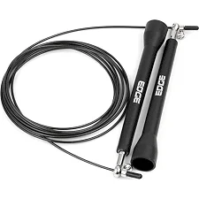 Скоростная скакалка EDGE Premium Rope 3м. металлическая на подшипниках ESK-5 черная
