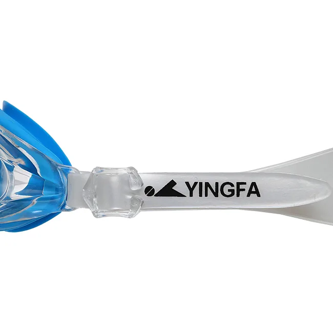 Очки для плавания взрослые YINGFA Y220AF (Прозрачный-черный)