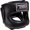 Шлем с бампером кожаный TOP KING Pro Training TKHGPT-CC (Черный)