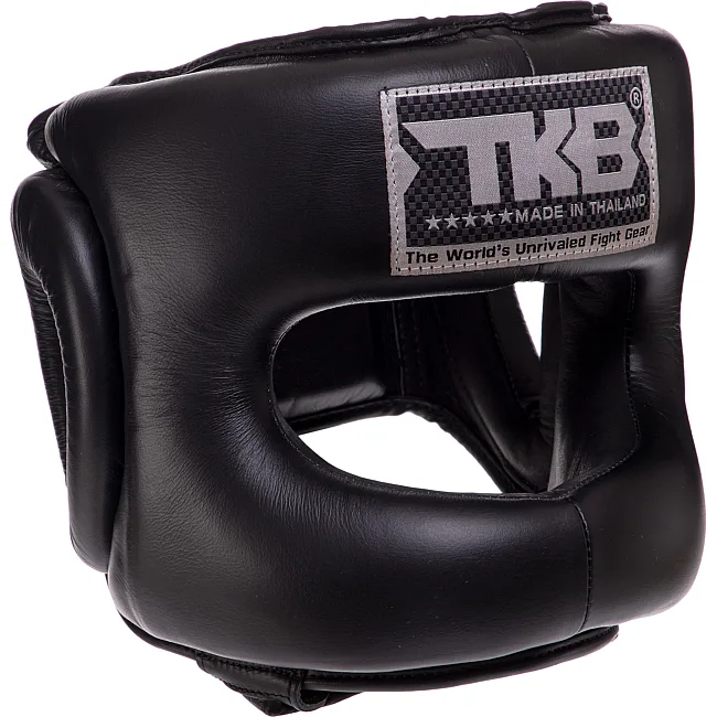 Шлем с бампером
 кожаный TOP KING Pro Training TKHGPT-CC (Черный)
