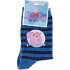 Носки PEPPA PIG GEORGE ET RAYURES детские 19-22 арт 43849551-3