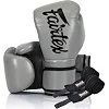 Боксерские перчатки Fairtex BGV14 Grey (бинты в комплекте)